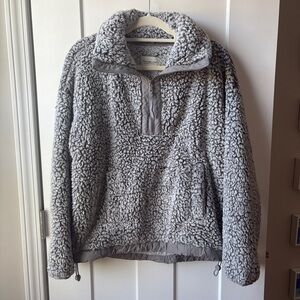 Abercrombie & Fitch Sherpa 1/2 Zip Pullover
